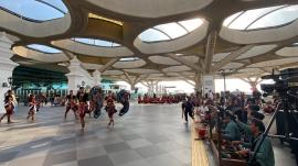 Jathilan Ploso Pentas Budaya di Bandara YIA