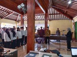 KPPS Pemilu 2024 resmi dilantik oleh PPS Kalurahan Petir