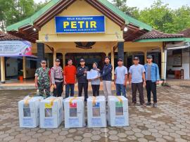 Logistik Pemilu sampai di PPS Kalurahan Petir 