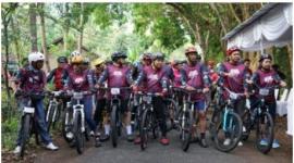 Bupati Gunungkidul berangkatkan Gowes Blusukan Wanagama #4, Bukan sekedar Olahraga