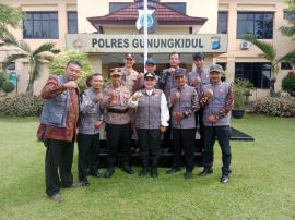 Jagawarga Petir Ikuti Apel Akbar Srawung Agung Kelompok Jaga Warga di Polres Gunungkidul