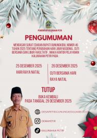 Libur Hari Natal dan Cuti bersama